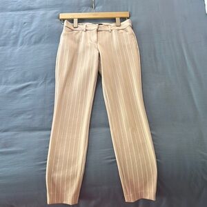 Express Pink and White Skinny Pants